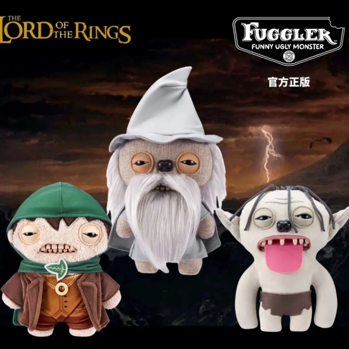 Fuggler Lord of the Rings Plush Gollum,Frodo,Gandalf Collectible Plushie