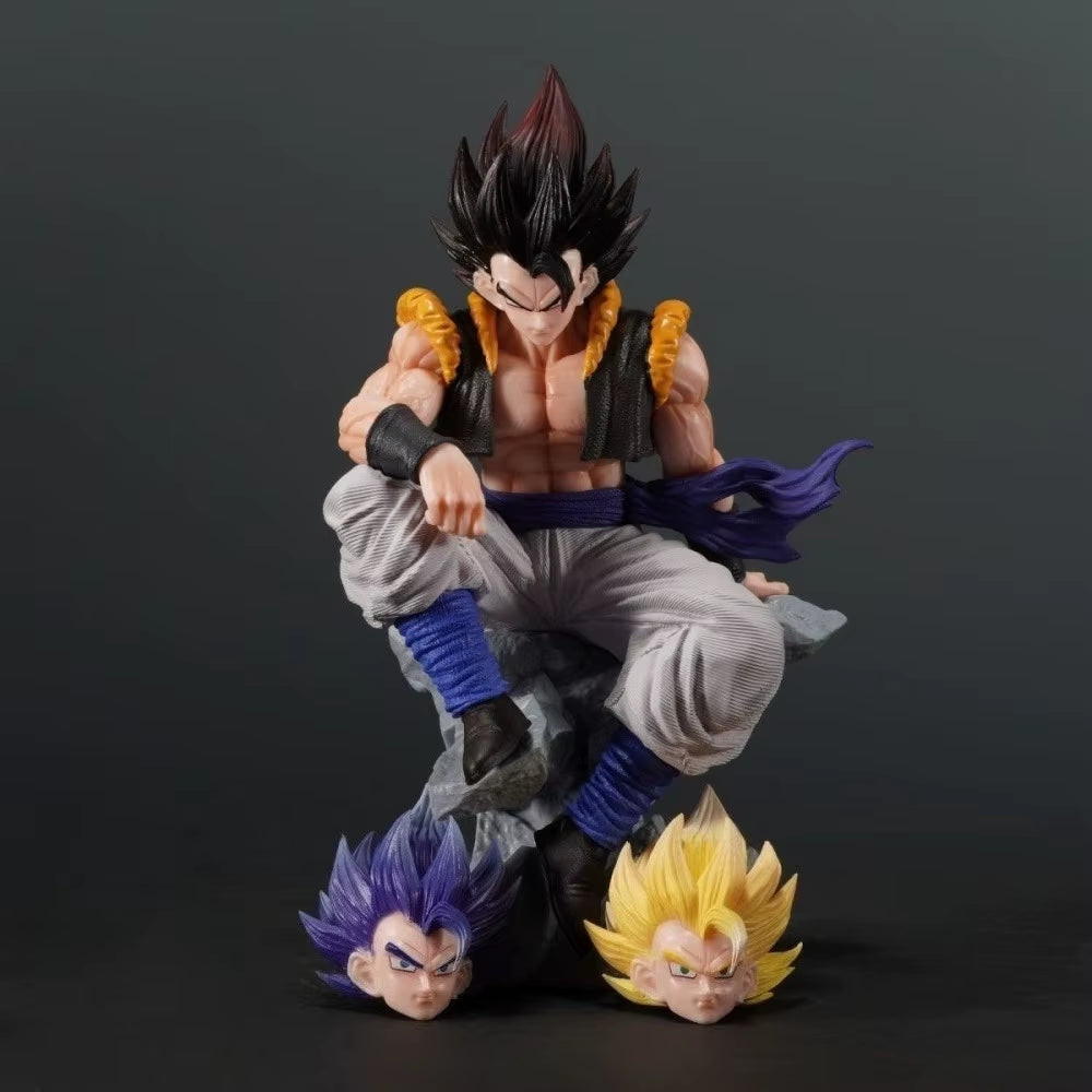 23Cm/9.06In Anime Dragon Ball Figure Gogeta Action Figures Pvc Statue Collection Model Toys Gifts