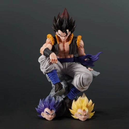 23Cm/9.06In Anime Dragon Ball Figure Gogeta Action Figures Pvc Statue Collection Model Toys Gifts