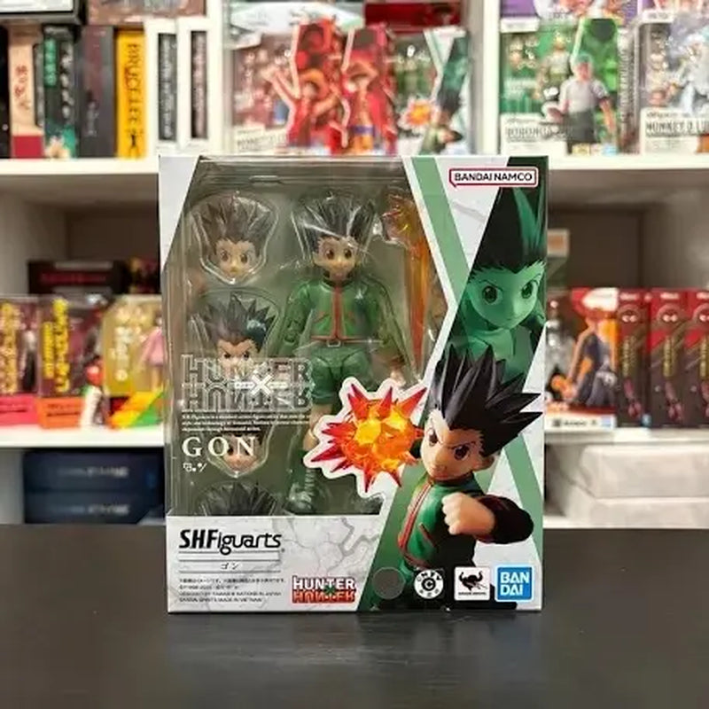Bandai SH Figuarts Hunter X Hunter Gon Action Figure - Collectible Entertainment Figurine for Enthusiasts, Action Figures