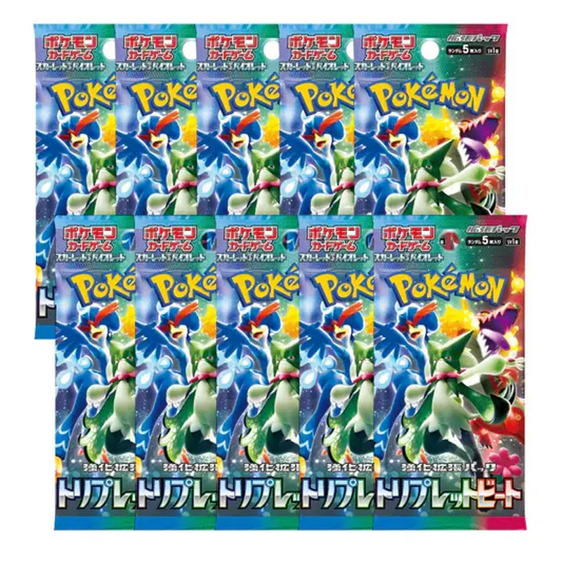 Pokemon Triplet Beat Booster Pack JP Playing Cards - Japanese Edition with Rip or Ship Options