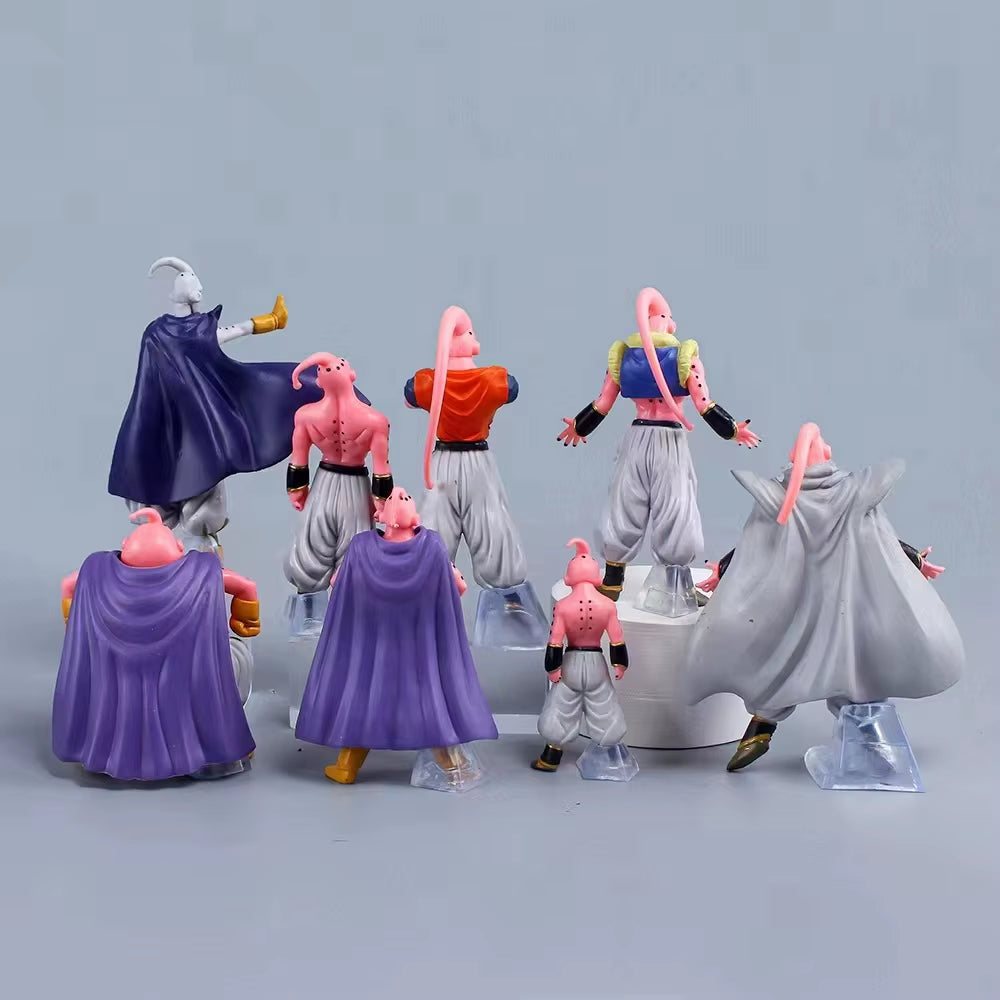 7-11Cm Dragon Ball Z 8Pcs/Set Majin BUU Action Figure Toys Collection PVC Model Vinyl Figurine Doll Opp Bag