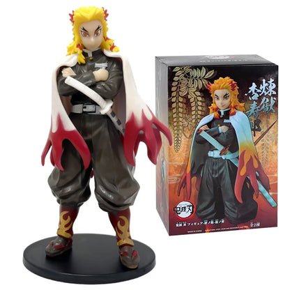 Anime Demon Slayer Kimetsu No Yaiba Figure 15Cm Nezuko Tanjirou Mitsuri Shinobu Zenitsu Kyoujurou Action Figural Model Toy Gifts