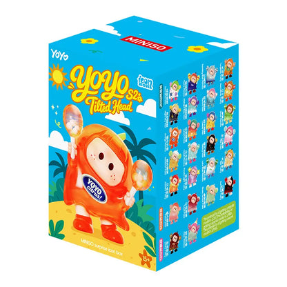 YOYO Cute Tilt Head S2 Icon Box Figure Blind Box, Kawaii Collectible Toy for Desk Decor, Room Decor, Unboxing & Gift Idea