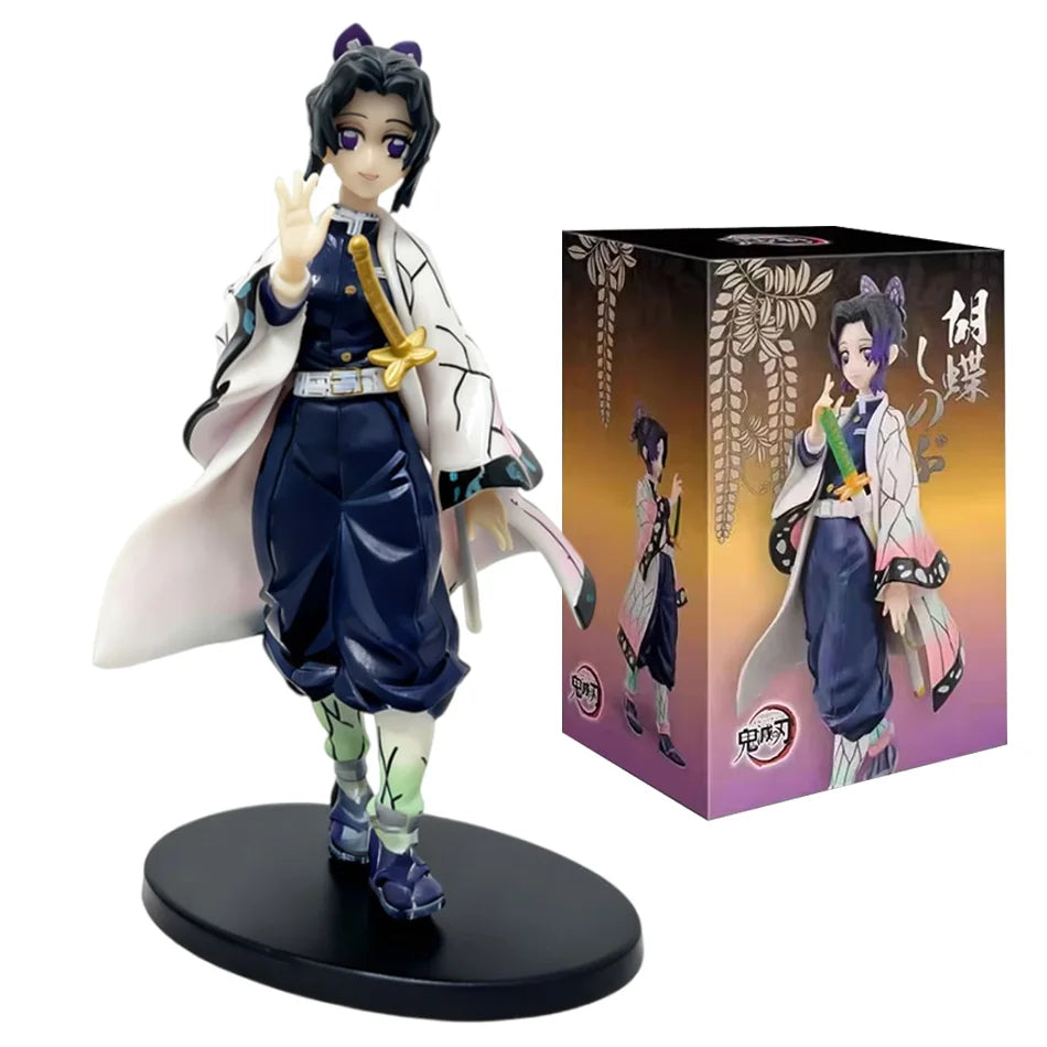 Anime Demon Slayer Kimetsu No Yaiba Figure 15Cm Nezuko Tanjirou Mitsuri Shinobu Zenitsu Kyoujurou Action Figural Model Toy Gifts