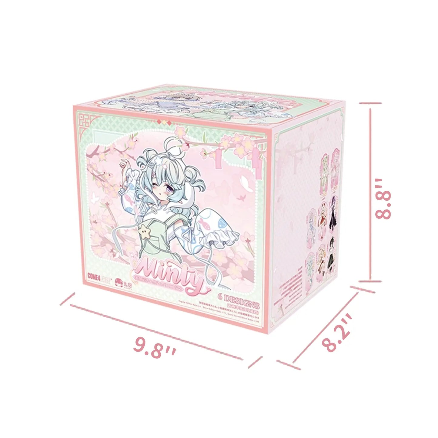 Minty V3 Fortune Sigh Oracle BJD Series Blind Box Figure, Collectible 1/8 Bonnie Ball Jointed Doll, Cute Dress up Doll with Joints, Collection Action Figure for Birthday Christmas