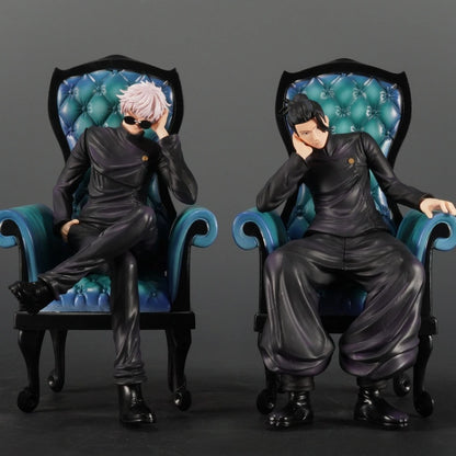 24Cm/9.45In Anime Jujutsu Kaisen Figure Geto Suguru/Gojo Satoru Action Figures Pvc Statue Collection Model Toys Gifts