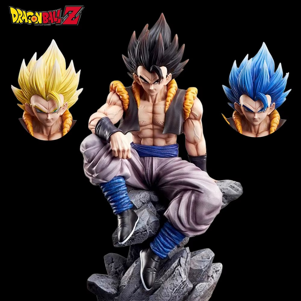 23Cm/9.06In Anime Dragon Ball Figure Gogeta Action Figures Pvc Statue Collection Model Toys Gifts