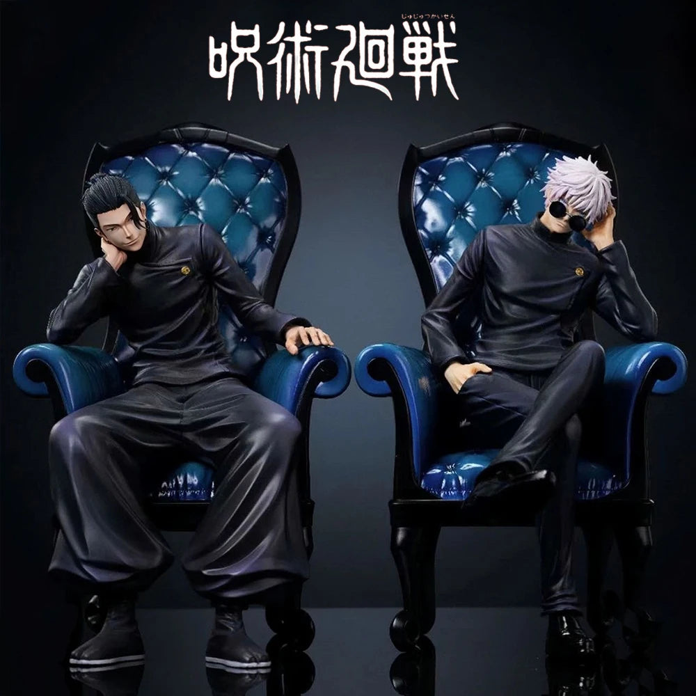 24Cm/9.45In Anime Jujutsu Kaisen Figure Geto Suguru/Gojo Satoru Action Figures Pvc Statue Collection Model Toys Gifts