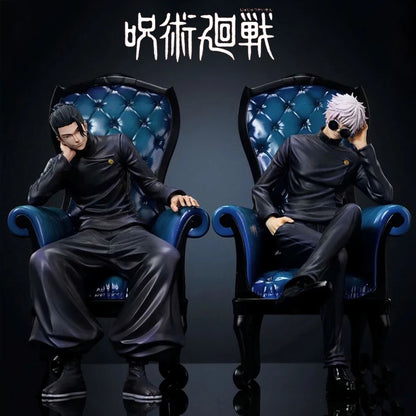 24Cm/9.45In Anime Jujutsu Kaisen Figure Geto Suguru/Gojo Satoru Action Figures Pvc Statue Collection Model Toys Gifts