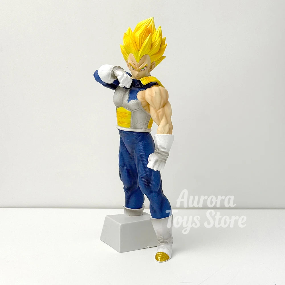 25Cm/9.84In Anime Dragon Ball Z Figure Vegeta Action Figures Pvc Collection Model Toys for Gifts