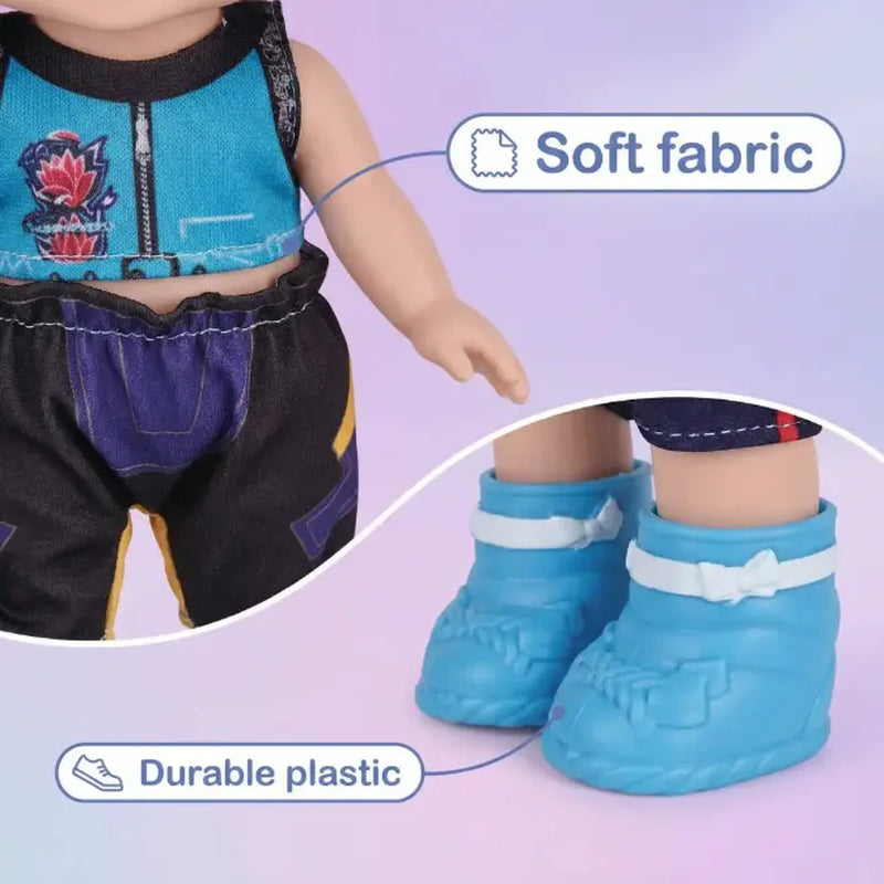 Kpop Dolls Anime Action Figure Set,10 Inch 5 Joints Can Play Music,Rumi Mira Zoey Dolls,Gifts for Kids,Girls&Boys Toys