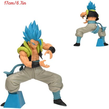 31CM Dragon Ball Z Super Saiyan Blue Gogeta Figure Toys Anime DBZ PVC Figurines Collection Model Desktop Decoraction Gifts Kids