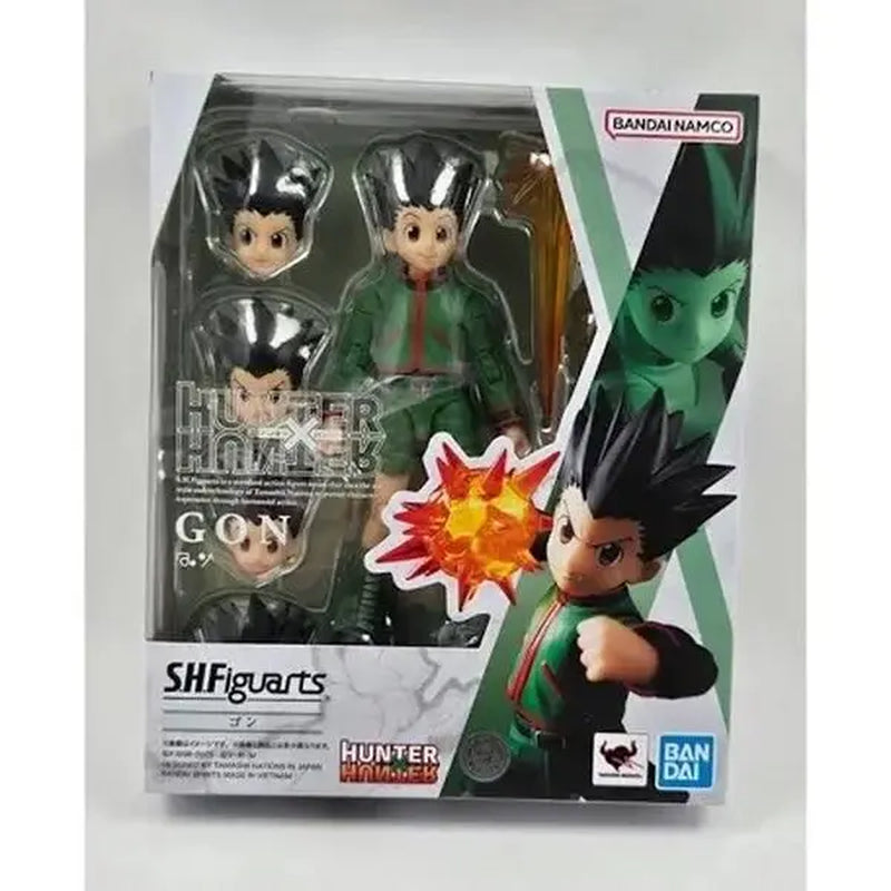 Bandai SH Figuarts Hunter X Hunter Gon Action Figure - Collectible Entertainment Figurine for Enthusiasts, Action Figures