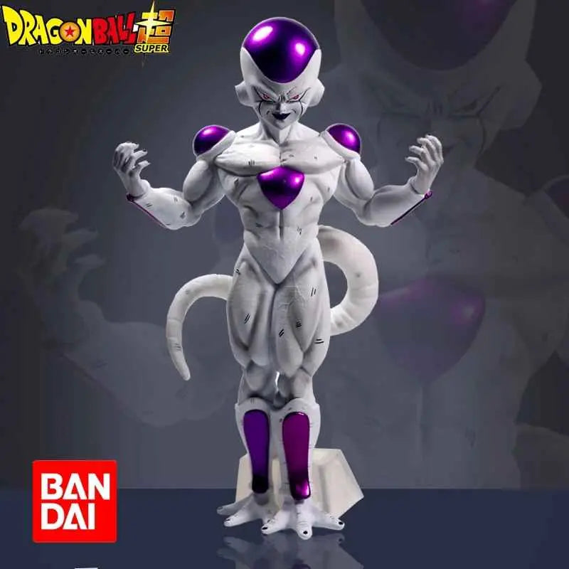 BANDAI Dragon Ball Z Frieza Figure 23CM PVC Anime Figurine Modern Model for Children Christmas Gifts Perfect for Anime Fans