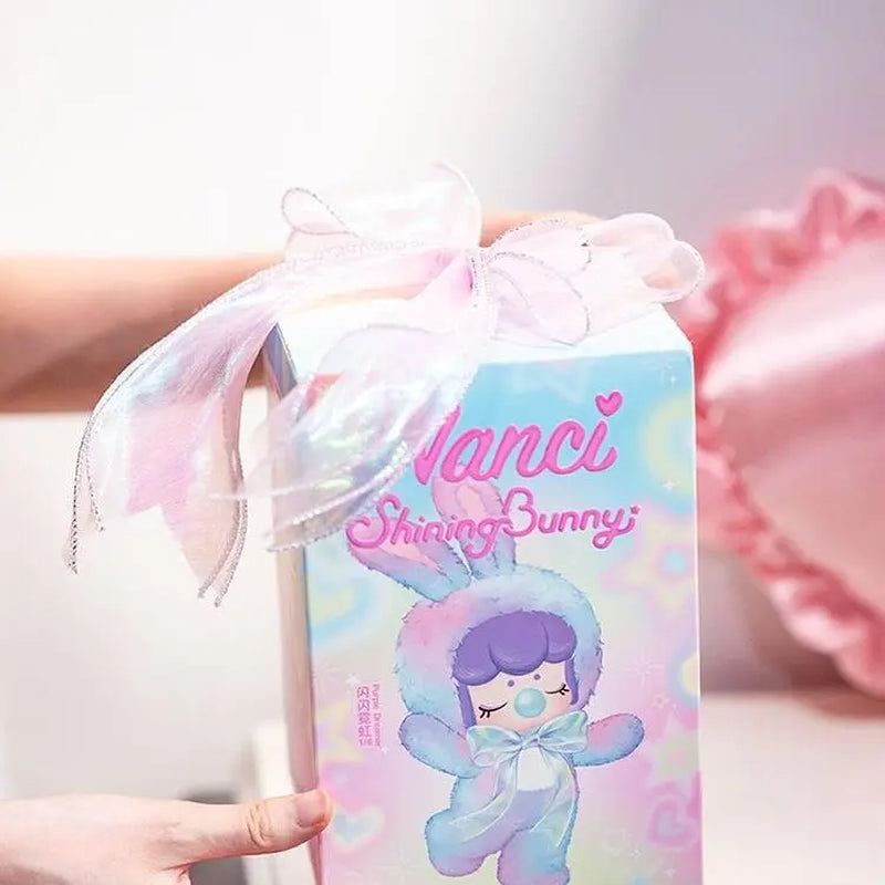 Nanci Glitter Fluffy Bunny Plush - Sparkly Kawaii Collectible for Girls & Anime Lovers!| Shopping Bag , Holiday & Holiday Haul#Summervibes
