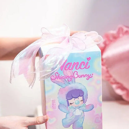 Nanci Glitter Fluffy Bunny Plush - Sparkly Kawaii Collectible for Girls & Anime Lovers!| Shopping Bag , Holiday & Holiday Haul#Summervibes