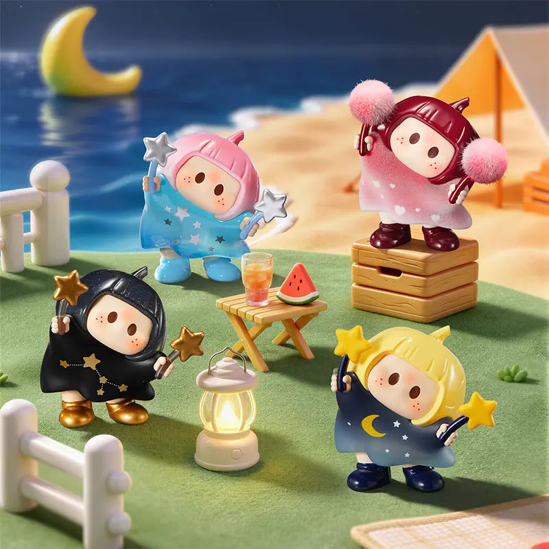 YOYO Cute Tilt Head S2 Icon Box Figure Blind Box, Kawaii Collectible Toy for Desk Decor, Room Decor, Unboxing & Gift Idea