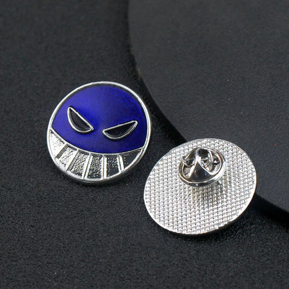 Anime One Piece Necklace Portgas D Ace Keychain Metal Necklaces Jewelry Creative Rotating Pendant Chains Choker Keychain