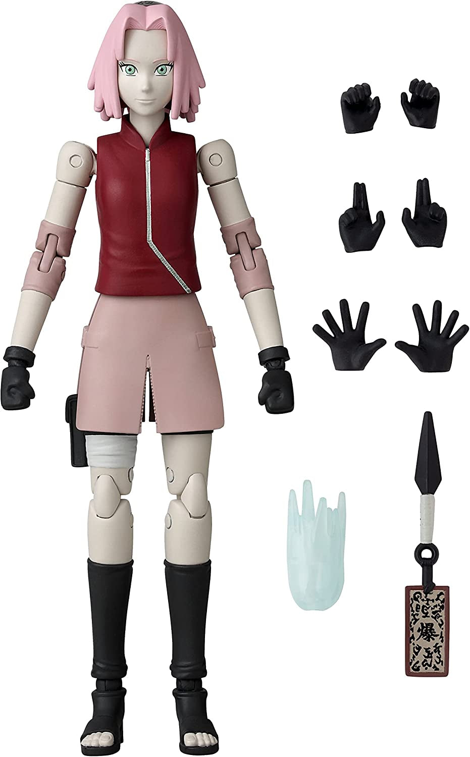 - Naruto Shippuden - Haruno Sakura Action Figure | Naruto Shippuden 6 Inch Action Figure  - Sakura